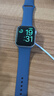 Apple/蘋(píng)果 Watch SE 智能手表GPS款44毫米銀色鋁金屬表殼丹寧色運(yùn)動(dòng)型表帶M/L MXFC3CH/B 曬單實(shí)拍圖