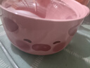 暢印 ins風(fēng)奶油小狗陶瓷泡面碗帶蓋學(xué)生宿舍用方便面碗大容量湯碗餐具 雙耳面碗-粉色豬豬（帶蓋） 曬單實拍圖