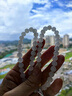 白玉世家 和田玉項(xiàng)鏈18K金天然新疆羊脂玉白玉女款簡約毛衣鏈媽媽鏈女神鏈 金玉珠串 曬單實(shí)拍圖