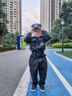 WONST兒童警1制服男孩小孩衣服兒童服裝公1安制服童裝軍1裝黑貓警長(zhǎng) 長(zhǎng)袖4件套 100 cm 曬單實(shí)拍圖