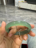 周六福油青深青玉髓手鐲寬條新中式國風(fēng)送女友生日禮物 56mm  曬單實(shí)拍圖