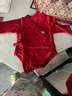 乖奇熊初生寶寶純棉胎帽夏季紅色滿月新生嬰兒護(hù)囟門產(chǎn)房帽子薄款 曬單實拍圖