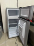 愛妻小冰箱迷你小型家用冷藏冷凍兩用宿舍出租房用雙門辦公室電冰箱節(jié)能省電 【一級(jí)能效】88L銀色【三天約一度電】 曬單實(shí)拍圖