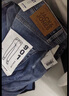 杰克·瓊斯（JACK&JONES）秋潮流紐扣腰頭水洗磨白做舊抓痕彈力修身牛仔長褲男225132135 E39中藍(lán)牛仔 常規(guī) 31 175 W31/L30 曬單實(shí)拍圖