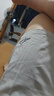Homlean美式短褲男夏季冰絲薄款透氣籃球褲外穿大碼休閑褲CG03黑色XL 曬單實(shí)拍圖