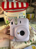 富士（FUJIFILM）mini 12自帶美顏拍立得相機套餐含相紙迷你7+/se/9/11/25/90/99膠片相機升級版七夕情人節禮物 鳶尾紫【影像花室套裝】 套餐二【標配+10張相紙+水晶殼+升級 曬單實(shí)拍圖