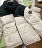 波司登反季冬季羽絨服楊紫同款男女情侶款短款立領(lǐng)新國(guó)標(biāo)90絨外套 曬單實(shí)拍圖