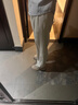 婭麗達垂感休閑西裝褲女2025夏新款褲子顯瘦直筒褲高腰窄版闊腿褲 云朵白（K0） 27 曬單實拍圖
