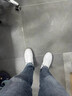 赫尼保羅品牌板鞋男新款鏤空透氣一腳蹬休閑小白鞋牛皮舒適軟底男士商務(wù)鞋 白色鏤空款7387-3 41 皮鞋碼 曬單實(shí)拍圖