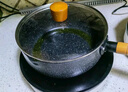 天喜（TIANXI）天喜雪平鍋湯鍋家用泡面鍋燉鍋麥飯石不粘鍋湯桶煮粥蒸煮奶鍋小鍋 20CM中號+玻璃蓋 20cm 曬單實拍圖
