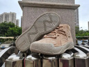 Jeep吉普男鞋夏季2025新款英倫風(fēng)透氣運動(dòng)板鞋男休閑高幫工裝馬丁靴男 沙色(皮鞋碼) 41 (255mm) 曬單實(shí)拍圖
