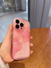 馭舵粉色水墨暈染iPhone手機殼蘋(píng)果手機保護套全包攝像頭硅膠軟殼情侶男女防摔卡通可愛(ài)個(gè)性 【透粉】波浪邊氣囊防摔 iPhone 15 Pro 曬單實(shí)拍圖