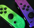 京東快遞包郵switch游戲手柄適用于任天堂JOYCON手柄體感震動(dòng)雙人成行NS即插即用Switch2手柄OLED 【淡雅紫綠+手繩】支持體感/原裝健身環(huán)*帶NFC 曬單實(shí)拍圖
