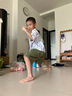 男童夏季套裝2025新款寶寶夏裝酷帥氣衣服潮兒童網(wǎng)紅炸街短袖童裝 TZ-7170太空字母短袖套裝-綠色 120 （建議身高115公分左右） 曬單實拍圖