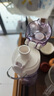 膳魔師（THERMOS） 運動水杯男女大容量學生Tritan隨手杯健身便攜隨行杯500ml TCSA 貝殼紫 500ml 曬單實拍圖