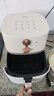 美的（Midea）空氣炸鍋易用旋鈕 家用實用大容量5.3L 不用翻面 蒸汽嫩烤 輕音烘炸 金屬內(nèi)腔無異味  MF-KZE535J5 曬單實拍圖
