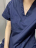 保羅嵐芝 洗手衣男女醫生手術(shù)室美容工作服短袖口腔牙科工作服刷手服可定制 【短袖套裝】藏藍色女款 XL 曬單實(shí)拍圖