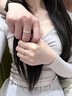 EothS925銀橡樹(shù)與木棉情侶戒指女一對戒小眾520情人節生日禮物送女友 【一對】橡樹(shù)與木棉戒指+禮盒 曬單實(shí)拍圖