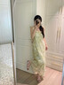 ZHR涼鞋女夏季透明水晶粗跟一字帶鞋子蝴蝶結(jié)露趾水鉆女鞋KH30銀色37 曬單實(shí)拍圖
