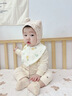 朵精靈寶寶口水巾三角巾嬰兒紗布圍嘴新生嬰幼兒圍兜兒童圍脖夏季天薄款 【雙面棉紗】繽紛水果（3條裝） 曬單實(shí)拍圖
