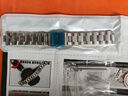 精工精工手表帶表鏈 鋼帶SNKN67J skx007 009光能戰(zhàn)將 機械表帶弧口20 三珠 銀色 20mm 曬單實拍圖