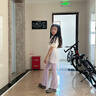 moonkids童裝女童喇叭褲冰絲速干運動褲子2025夏季新款兒童瑜伽微喇褲 18992白色短袖+18371紫色喇叭褲 120 cm 曬單實拍圖