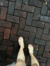 百思圖25夏商場(chǎng)新款休閑懶人勃肯鞋豹紋鞋平底外穿女拖鞋A6411BT5 杏色 39 曬單實(shí)拍圖