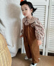 A 21 FUNB韓版嬰兒衣服春秋套裝女寶寶洋派碎花上衣抱嬰袋褲兩件套嬰幼兒爬 碎花上衣+抱嬰袋褲 80 cm 10-16月約19-23斤 曬單實(shí)拍圖