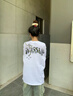 WASSUP官方店潮牌荊棘花語長袖t恤情侶美式春秋季休閑寬松打底男上衣ins 白色 L 曬單實拍圖