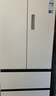 美的（Midea）M60系列520純平全嵌法式多門四開門家用冰箱超薄雙系統(tǒng)循環(huán)大容量制冰BCD-520WUFPZM(E)白國家補(bǔ)貼 曬單實(shí)拍圖