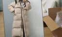 雪中飛直筒加厚羽絨服女士2025新款時尚中長款運動百搭顯瘦冬季保暖外套 貝殼粉 M 160/84A 115-130斤 曬單實拍圖