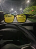南枳夜視眼鏡開車專用近視套鏡司機(jī)夜晚間駕駛男女防遠(yuǎn)強(qiáng)光燈偏光墨鏡 【黑框黃鏡片】偏光-日夜通用 贈(zèng)皮質(zhì)鏡包+鏡布 曬單實(shí)拍圖