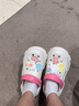颯望【德國(guó)】厚底洞洞鞋夏季女包頭少女可愛(ài)多巴胺ins外穿增高EVA拖鞋 白玫紅色【小熊滿天星】7cm增高 36 /37 （正碼） 曬單實(shí)拍圖