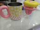 哈爾斯保溫杯水杯女生高顏值咖啡杯辦公室茶水分離吸管杯玻璃杯子兩用 冰萃桃桃520ml【贈(zèng)杯刷+吸管刷】 曬單實(shí)拍圖