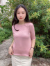 TKSY酒紅色一字領中袖打底衫女裝春秋2025新款內搭修身針織上衣薄 酒紅色 【針織面料】 2XL (130-140斤) 曬單實拍圖