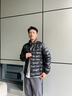 高梵黑金鵝絨服小黑金5.0立領百搭2025年新款男士短外套 黑色 L 曬單實拍圖