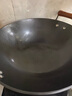 八桂鐵匠陸川鑄鐵鍋 炒鍋家用無涂層不粘鍋圓底炒菜鍋36cm燃?xì)膺m用少油煙  曬單實(shí)拍圖
