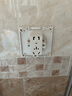 羅格朗（LEGRAND）電工電料明智Plus系列明裝薄款插座（明裝明線 無需底盒） 10A五孔二三插 曬單實(shí)拍圖