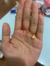 同心鳳黃金吊墜古法錘紋隕石星星轉(zhuǎn)運珠愛心足金鑲嵌月亮小蠻腰女 0.85g,星星吊墜-多退少補 曬單實拍圖