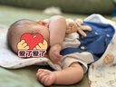 嬰兒連體衣薄款夏季牛仔連體衣男女哈衣a類爬服新生兒衣服夏 藍(lán)色牛仔可愛公仔短袖短袖連體夏 73 均碼 曬單實(shí)拍圖