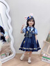 G.DUCKKIDS女童朱迪兔子警官裙子兒童瘋狂動(dòng)物城連衣裙夏公主裙洛麗塔演出服 背心裙套裝送領(lǐng)帶 120 (建議身高110cm  6-7歲)cm 曬單實(shí)拍圖