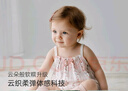 OAK FAMILY夏季新品嬰兒衣服吊帶包屁衣清涼透氣女寶寶爬服哈衣 鈴蘭物語 80cm 曬單實拍圖