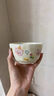 三多九如卡通陶瓷碗可愛(ài)米飯碗兒童餐具涂鴉碗高顏值吃飯碗個(gè)人專(zhuān)用小碗 涂鴉碗2個(gè)裝【小豬+小狗】 曬單實(shí)拍圖