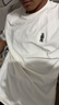 Teenie Weenie小熊男裝簡(jiǎn)約夏季t恤情侶休閑圓領(lǐng)涼感白色短袖 升級款-象牙白 M 170 曬單實(shí)拍圖