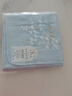 kupa 酷帕海棠鈴蘭日式手帕純棉刺繡女士手帕方巾卸妝棉手絹復古 1條裝33*33cm 鈴蘭藍色 曬單實拍圖