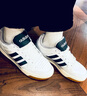 adidas ENTRAP休閑低幫運(yùn)動(dòng)板鞋男女少年感復(fù)古籃球鞋阿迪達(dá)斯 白色/藍(lán)色     42 曬單實(shí)拍圖