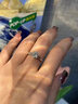 DRAGBOLL莫桑石鉆戒一克拉戒指女求婚結(jié)婚指環(huán)配證書(shū)活口送老婆七夕節(jié)禮物 花蔓款50分【活口/閉口】 曬單實(shí)拍圖