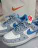 耐克（NIKE）女鞋Air Force 1  AF1空軍一號冰藍色星星百搭板鞋防滑耐磨休閑鞋 HQ8051-400 38.5 曬單實(shí)拍圖