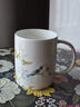 Gao Chun Ceramics高淳陶瓷鵲登高枝茶杯家用中式辦公骨瓷馬克杯茶水杯禮盒包裝 鵲登高枝馬克杯白色 曬單實拍圖