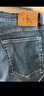 Calvin KleinJeans【涼感】25春夏男士復古休閑通勤ck修身微彈牛仔褲4RAB725 曬單實拍圖